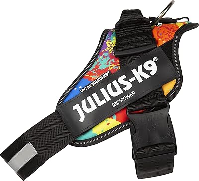 Julius - harnais power k9 idc, taille : l/1, crazy, 16idc-crazy-1-amz, harnais power