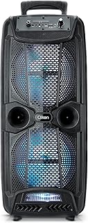 Haut-parleur bluetooth portable rechargeable avec 2 haut-parleurs de 8 w batterie