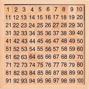 Tableau de mathématiques montessori 100 en bois merryheart comptez jusqu'à pour la maternelle. Diaytar : Là où commence votre expérience shopping idéale