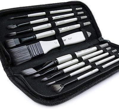 Ensemble de 10 pinceaux artify série moyenne comprenant un sac de transport