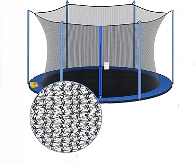 Filet de sécurité de remplacement pour trampoline toroton de 3,7 m, convient à