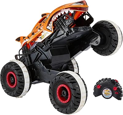 ​les voitures monster trucks hw de hot wheels, une voiture tiger shark 4×4 imparable avec télécommande, un jouet pour les enfants à partir de 4 ans. Diaytar Sénégal : Qualité garantie, prix imbattables, livraison rapide