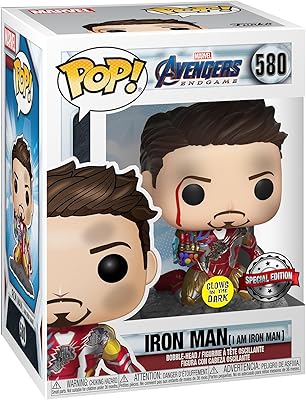 Figurine en vinyle funko pop avengers endgame : i am iron man qui