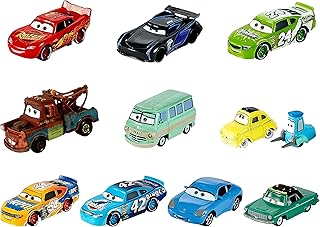 Disney pixar cars 10 pièces moulées sous pression mini voitures de course jouets