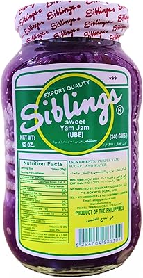 Confiture d'igname sucrée pour frères et sœurs 340 gm