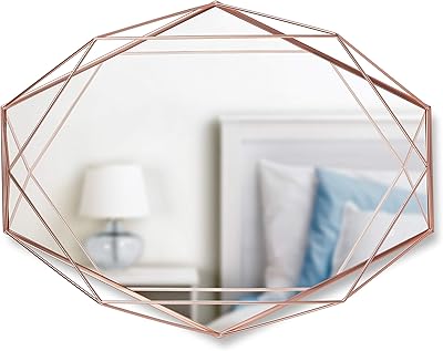 Miroir en laiton prisma