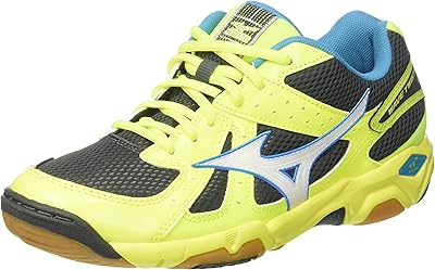 Chaussures de sport mizuno v1ga157047 wave twi 4 pour hommes jaune