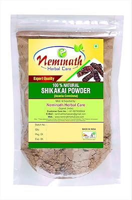 Poudre de shikakai (acacia concina) 100 % pure et naturelle pour des cheveux