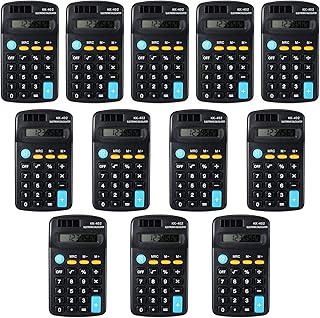 Mini calculatrice d'angle portable de poche, calculatrice standard de base à 8 chiffres