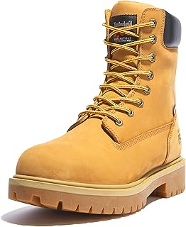 Bottes imperméables à bout en acier timberland pro pour hommes, 8", gris clair