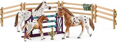 Jouet schleik horse club pour filles et garçons, ensemble de chevaux de lisa
