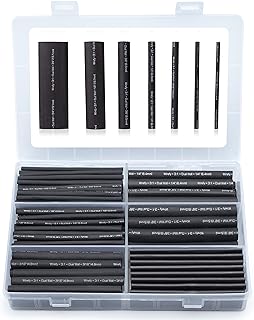 Ensemble de gaines thermorétractables werfy de 180 pièces tubes à double