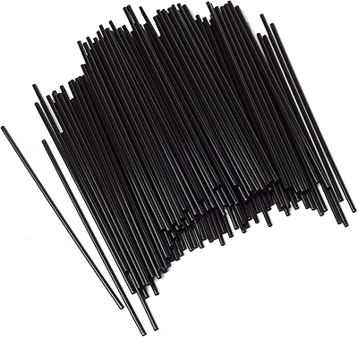 Pailles en plastique chef kraft pour mélanger des cocktails ou du café, 5