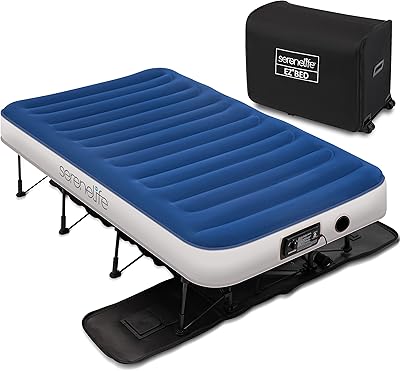 Matelas pneumatique gonflable iz bed avec cadre - lit gonflable auto-gonflant de luxe