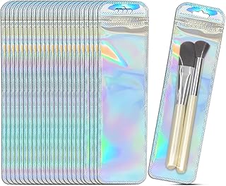 200 sacs holographiques refermables pour le rangement de bijoux, brillants à lèvres, autocollants, cils, bonbons et collations, 2,56 x 9,44 (arc-en-ciel). Diaytar : Le choix malin des consommateurs sénégalais