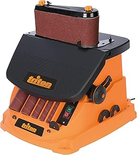Ponceuse à bande et broche oscillante triton 450 w 230 v tspst450, orange