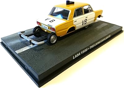 James bond feux de jour lada 1500 police 007 modèle