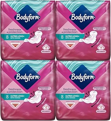 Serviettes hygiéniques bodyform - total de 32 serviettes