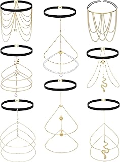 8 pièces chaînes de cuisse serpent, bijoux de jambe pour femmes, chaînes
