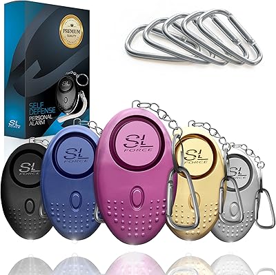 Porte-clés d'alarme personnelle avec un son sûr de 130 db avec lumière led