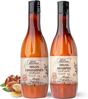 Pack shampoing et après-shampooing à l'huile d'argan marocaine - ultra hydratant - répare