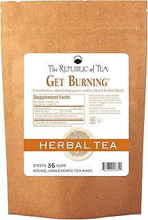The republic of tea thé vert rooibos get burning tisane pour le métabolisme