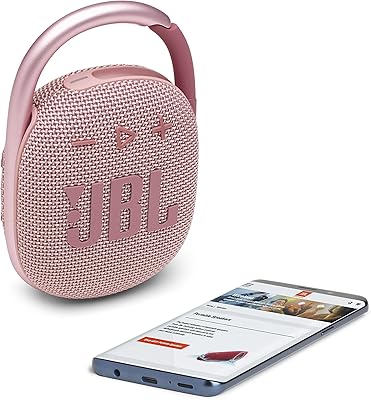 Haut-parleur bluetooth portable jbl clip 4 pro sound, basses puissantes, design très portable