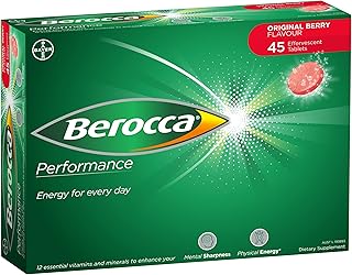 Berocca 45 comprimés effervescents de performance original. Redéfinissez vos attentes shopping avec Diaytar