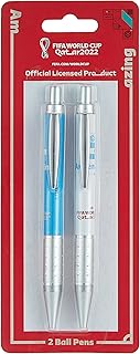 Ensemble de stylos à bille rétractables viva 2022, 2 pièces, argentine, 13581