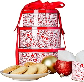 Lot de 3 boîtes à biscuits de noël starbuck premium - coffrets cadeaux
