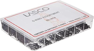 Lasco 02-1614 ensemble de cercles assortis de luxe avec 1100 cercles, 24 compartiments