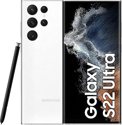 Téléphone portable samsung galaxy s22 ultra 5g, 256 go de mémoire interne, double
