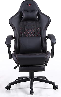 Chaise de jeu en polyuréthane blitzed 6689 avec conception ergonomique réglable avec support