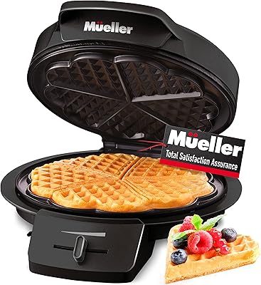 Gaufrier en forme de cœur mueller gaufrier belge 5 pièces contrôle