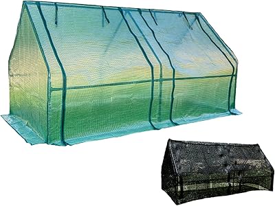 Mini serre portative rainbowlus 70" x 36" avec filet d'ombrage pour l'extérieur