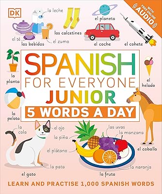 Espagnol pour tous, junior 5 mots par jour : apprenez et pratiquez 1