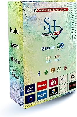 Sh diamond plus tv box édition spéciale 2022, 16 go de ram, 256