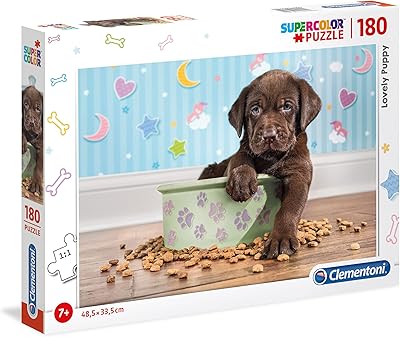 Clementoni 29754 29754-jouet de construction pour chiot super cool, 180 pièces, multicolore