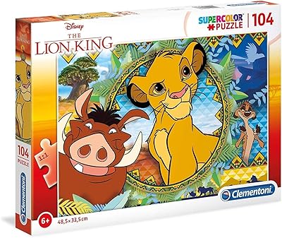 Clementoni - 27287 - jouet de construction super color le roi lion