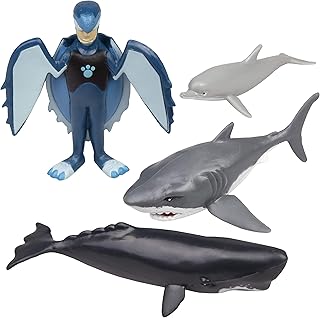 Ensemble de figurines d'action wild kratts, 4 pièces - créature activée par le pouvoir