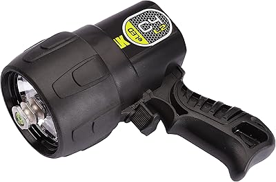 Lampe de plongée étanche rechargeable underwater kinetics c4l 2 led, noire
