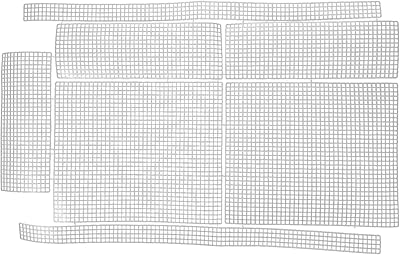 2 ensembles de feuilles de tissu en plastique à mailles transparentes pour une broderie facile à couper ensembles de feuilles de tissu en plastique pour l'artisanat en fil acrylique et les projets de crochet. La nouvelle ère du shopping sénégalais commence avec Diaytar