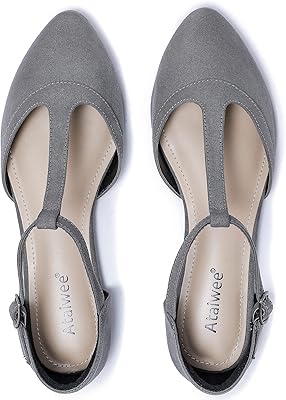 Chaussures plates larges pour femmes - chaussures d'été pointues réglables en forme de t. Le meilleur du e-commerce discount réuni sur Diaytar