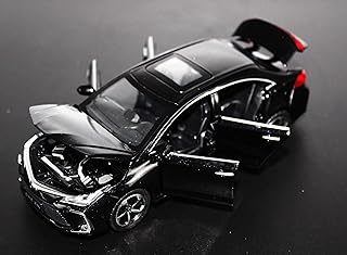 Voiture jouet en métal moulé sous pression à l'échelle 1:32 avec portes ouvrantes