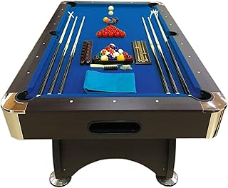 Table de billard en tissu bleu de 7 pieds pour les sports d'intérieur