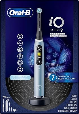 Brosse à dents électrique oral b eo series 9 avec 4 têtes