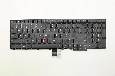 Clavier américain de remplacement sans rétroéclairage pour lenovo thinkpad e570 e575 e570c