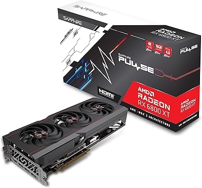 Carte graphique de jeu zafir 11304-03-20g pulse amd radeon rx 6800 xt pcie