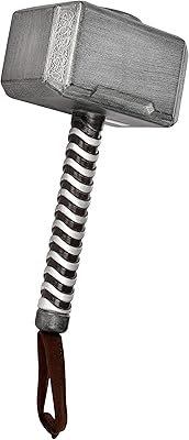 Accessoire de costume rubis hammer de marvel avengers : endgame mjolnir