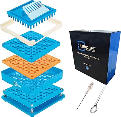 Machine de remplissage leed life à 100 trous taille 00 fabriquez vos propres